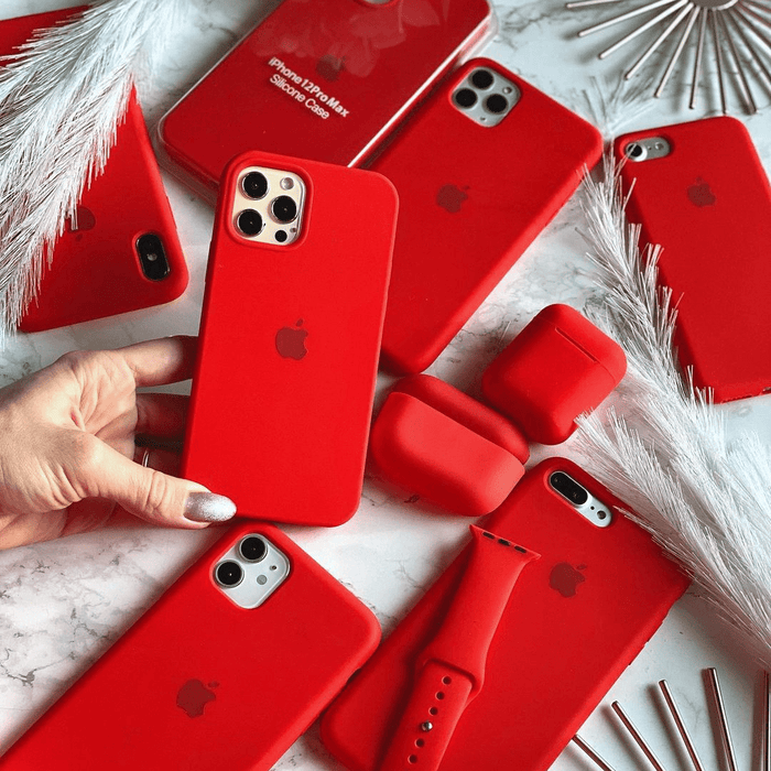 iPhone Silicone Case – Red
