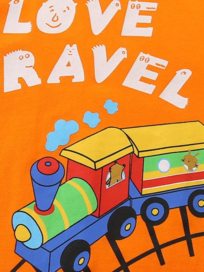 Kids' Love Travel Train Graphic T-Shirt