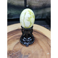 Lantian Jade Crystal Egg with Stand