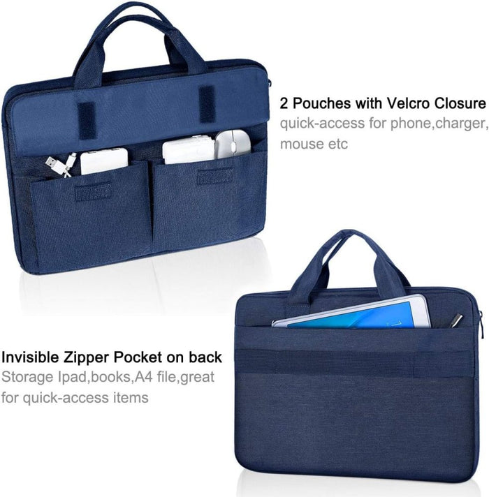 Laptop Carry Case with Shoulder Strap Blue - For Laptops up