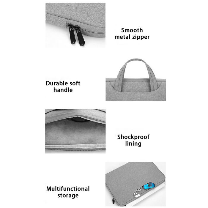 Laptop Sleeve Water Resistant Black - For Laptops up
