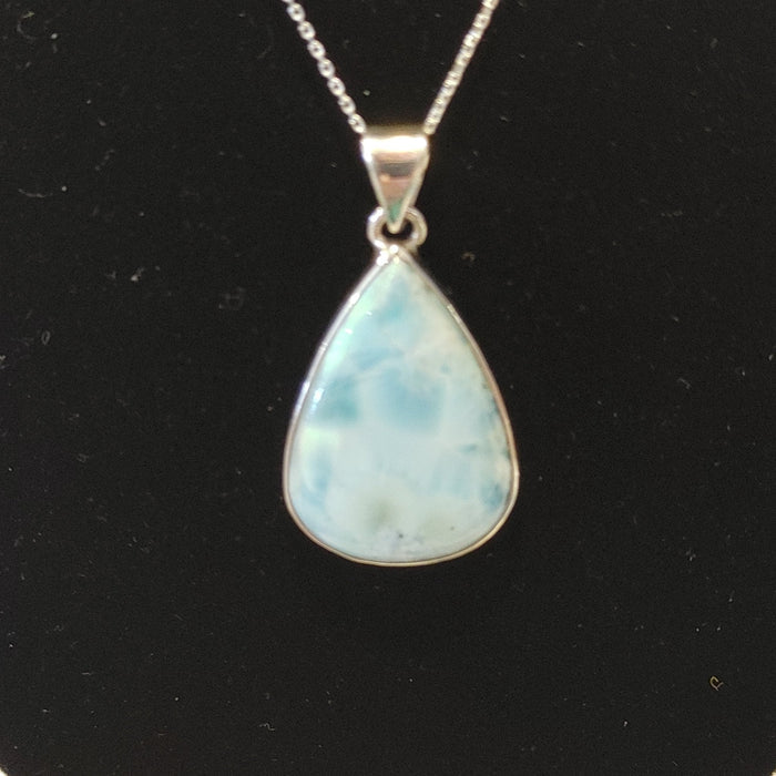 Larimar Teardrop Pendant