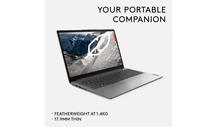 Lenovo Laptop IdeaPad 1-15 - Intel Dual-Core 4GB RAM 128GB