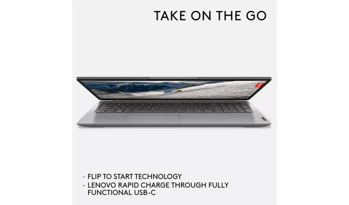 Lenovo Laptop IdeaPad 1-15 - Intel Quad-Core 4GB RAM 128GB