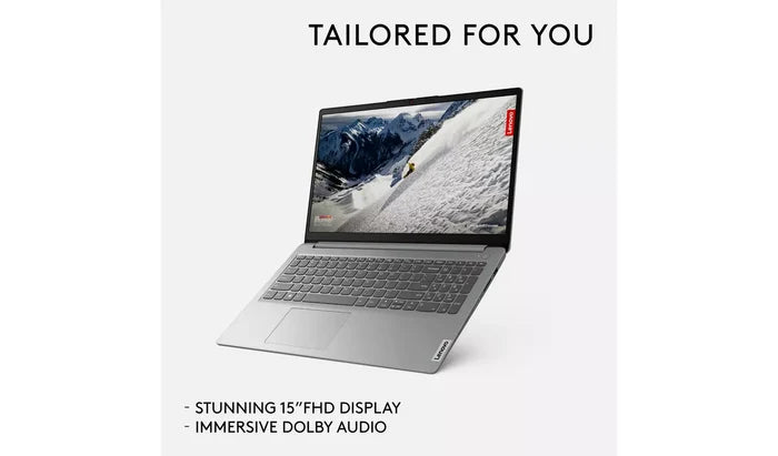 Lenovo Laptop IdeaPad 1-15 - Intel Quad-Core 4GB RAM 128GB