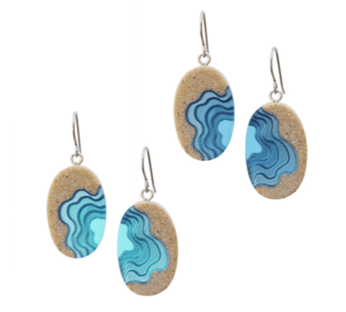 Littoral Oval Earrings