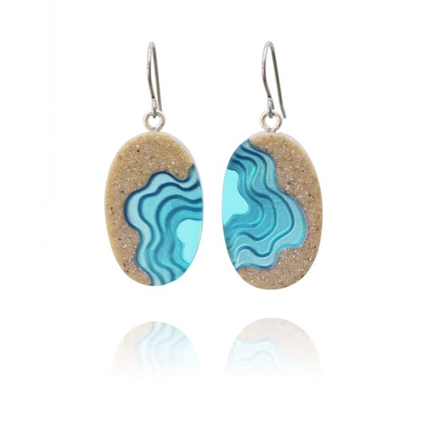 Littoral Oval Earrings