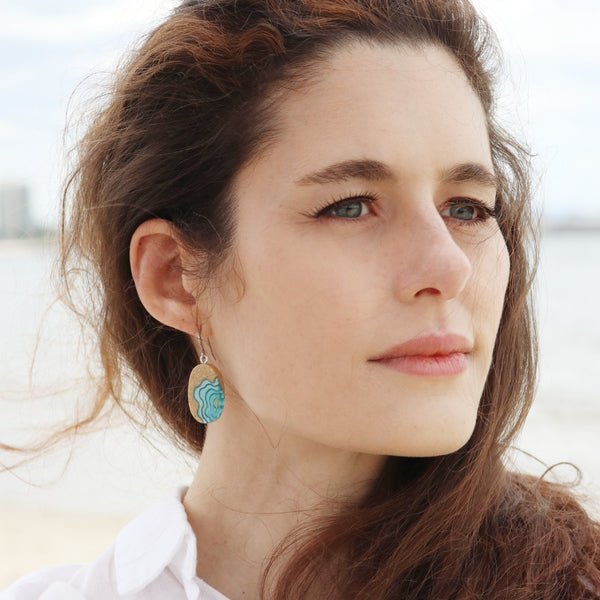 Littoral Oval Earrings