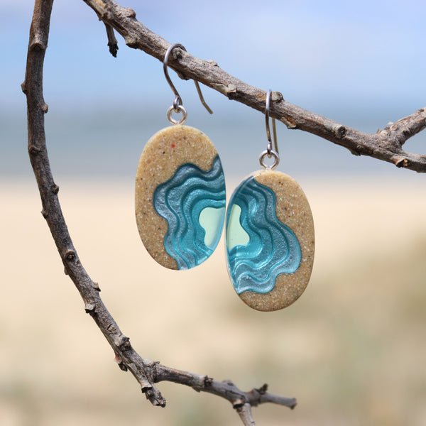 Littoral Oval Earrings