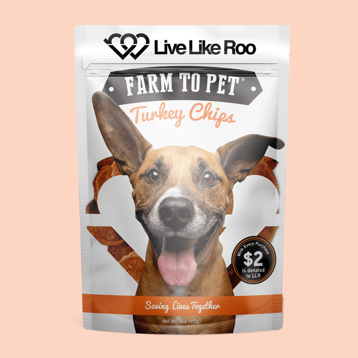 Live Like Roo Turkey Chips for Dogs