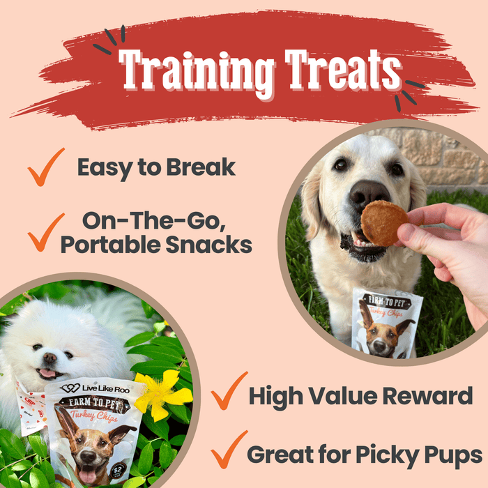 Live Like Roo Turkey Chips for Dogs