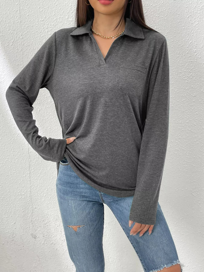 Long Sleeve Polo Shirt