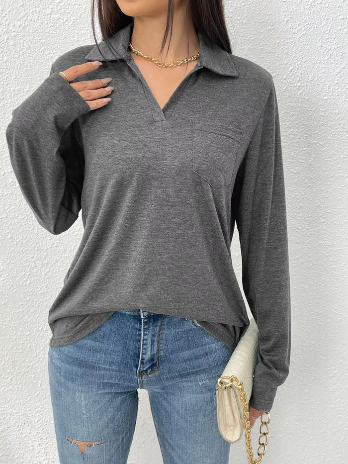 Long Sleeve Polo Shirt