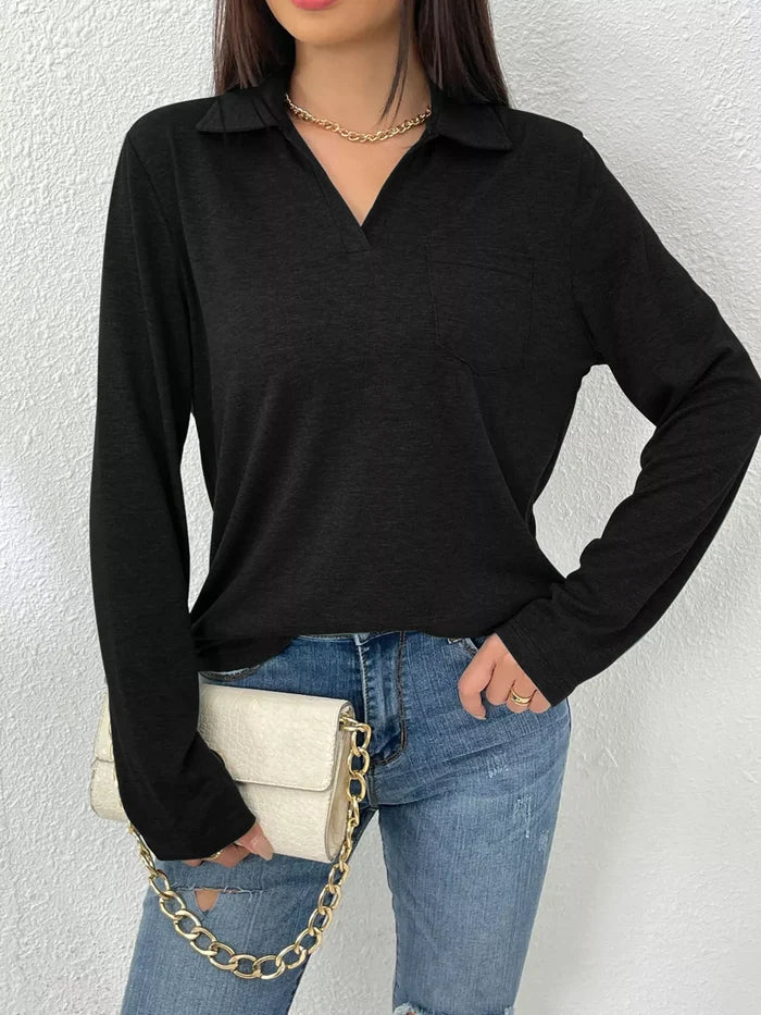 Long Sleeve Polo Shirt