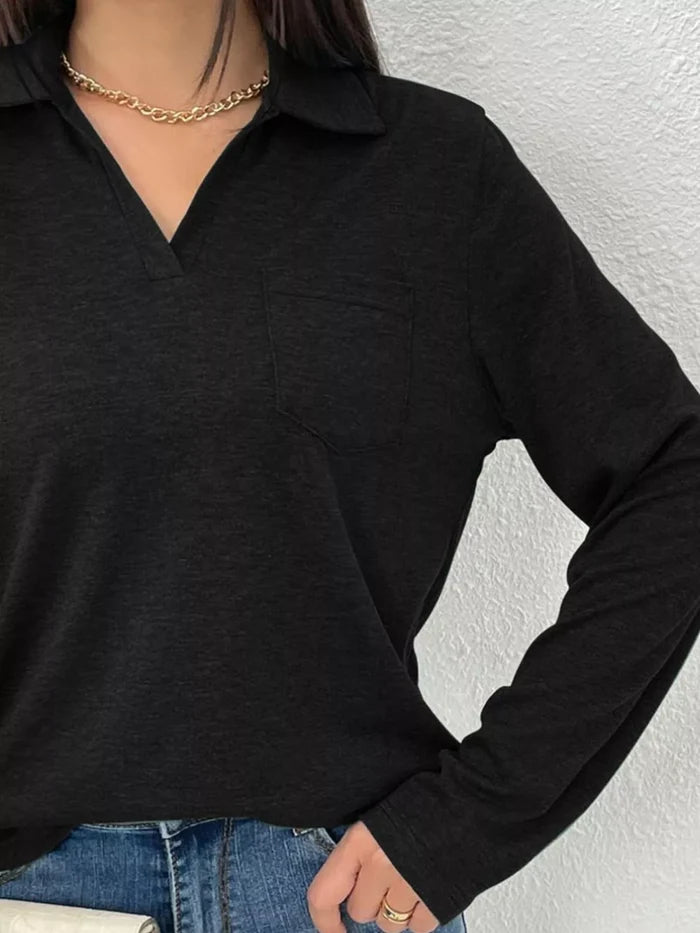 Long Sleeve Polo Shirt