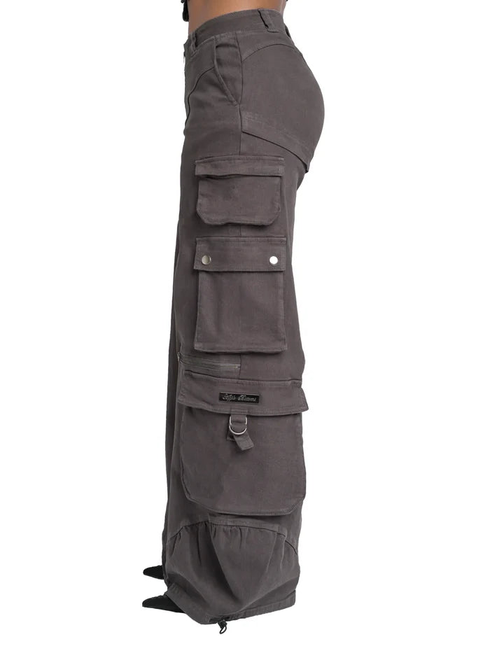 Low-Rise Twill Cargo Pant