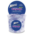 Macks Slim Fit Smaller Soft Foam Ear Plugs (NRR 31 | Tub of 100 Pairs)