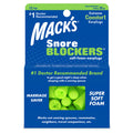 Macks SnoreBlockers™ Soft Foam Ear Plugs (NRR 32 | 12 Pairs)