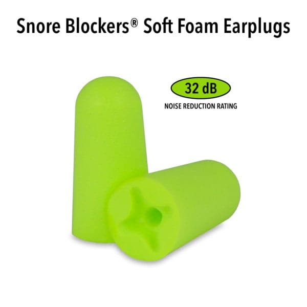 Macks SnoreBlockers™ Soft Foam Ear Plugs (NRR 32 | 12 Pairs)