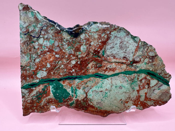 Malachite Azurite Slab