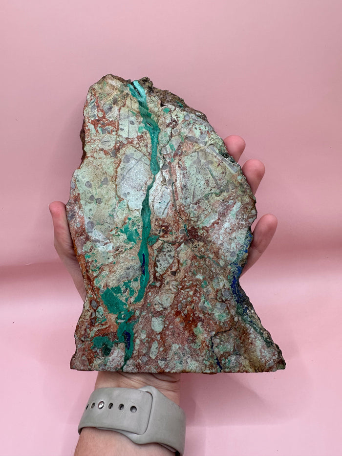 Malachite Azurite Slab