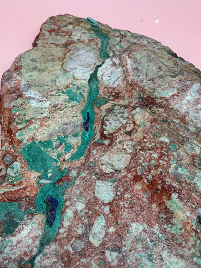 Malachite Azurite Slab
