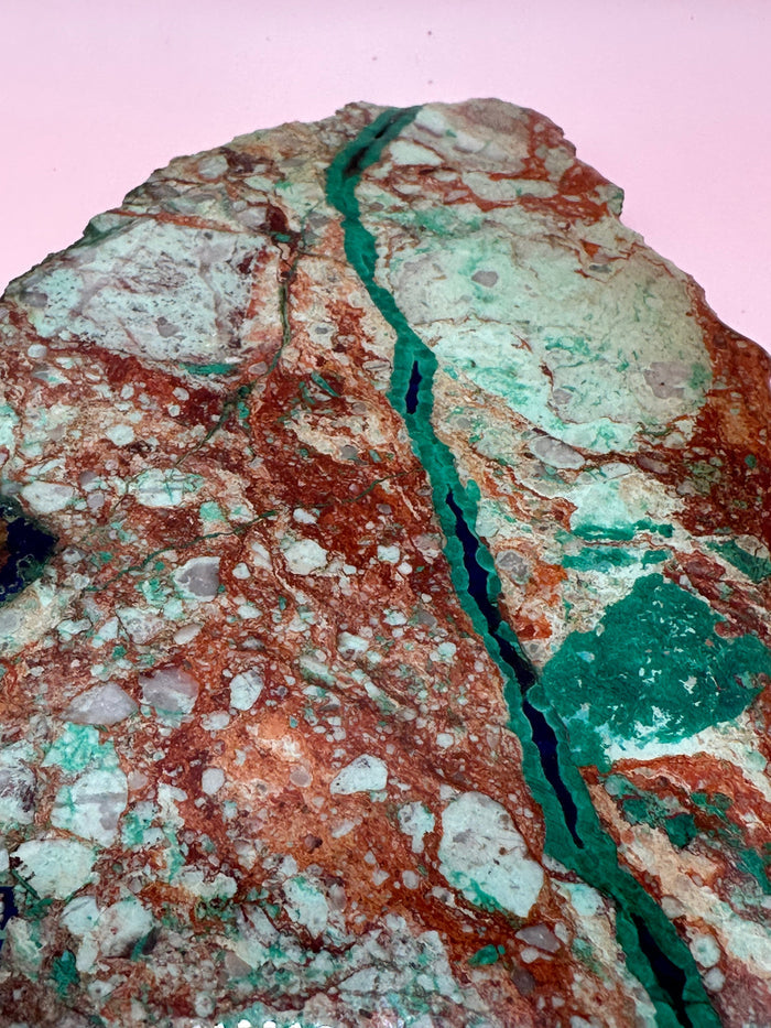 Malachite Azurite Slab