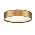Flush-mount ceiling light, by Moderno, for hallway, bedroom, or entryway