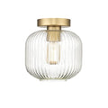 Flush-mount ceiling light, by Moderno, for hallway, bedroom, or entryway