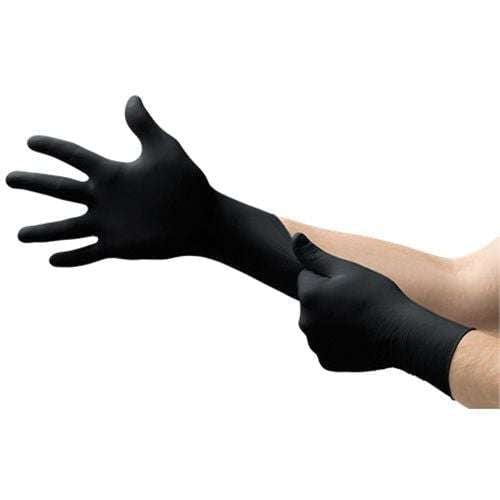 Microflex® Onyx® N643 General Purpose Black Nitrile Disposable Exam Gloves, Box of 100 -Large--Eagle National Supply