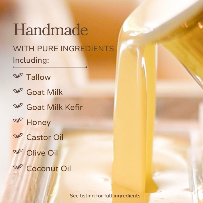 Milk & Honey Tallow Soap Bar
