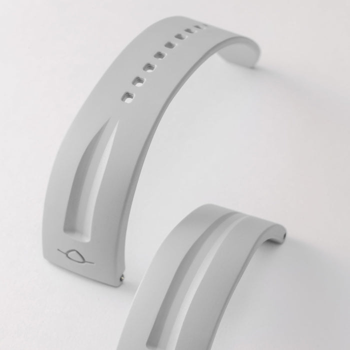 MING FKM Rubber Strap Regular 22mm - Various Colors (In Stock - Ships Now)