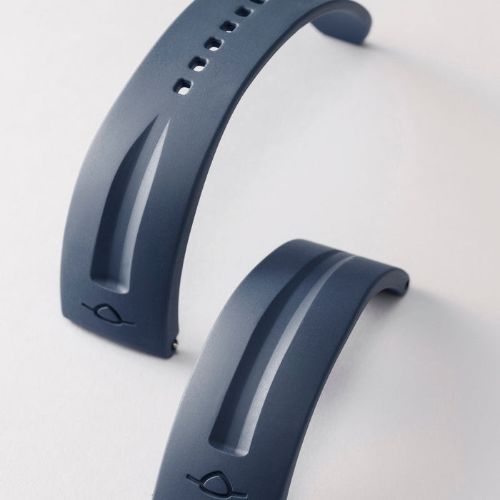 MING FKM Rubber Strap Regular 22mm - Various Colors (In Stock - Ships Now)