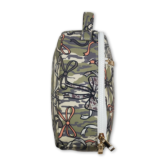Mini Rodeo Camo Bow Lunch Box Bag