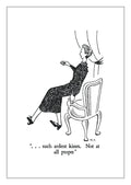 Miss Pettigrew postcards: 'such ardent kisses'
