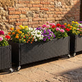 Mobile Raised Garden Bed with Wheels