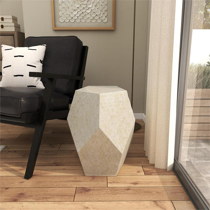 Mother of Pearl Shell Accent Table