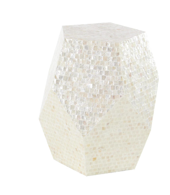 Mother of Pearl Shell Accent Table