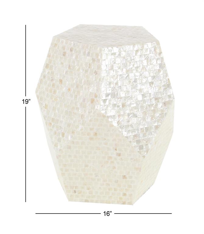 Mother of Pearl Shell Accent Table