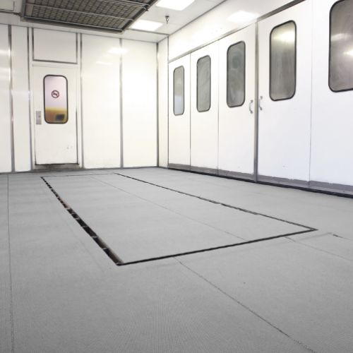 New PIG MAT32100G 32 in x 100 ft Gray Paint Booth Absorbent Mat -MAT32100G---Eagle National Supply