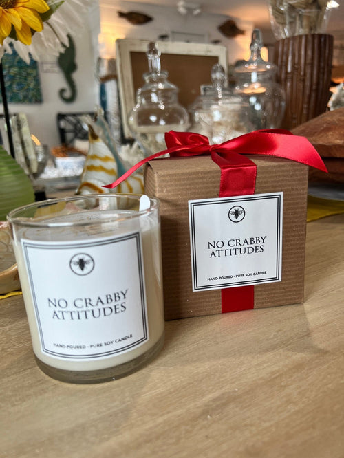 "No Crabby Attitudes" Soy Candle