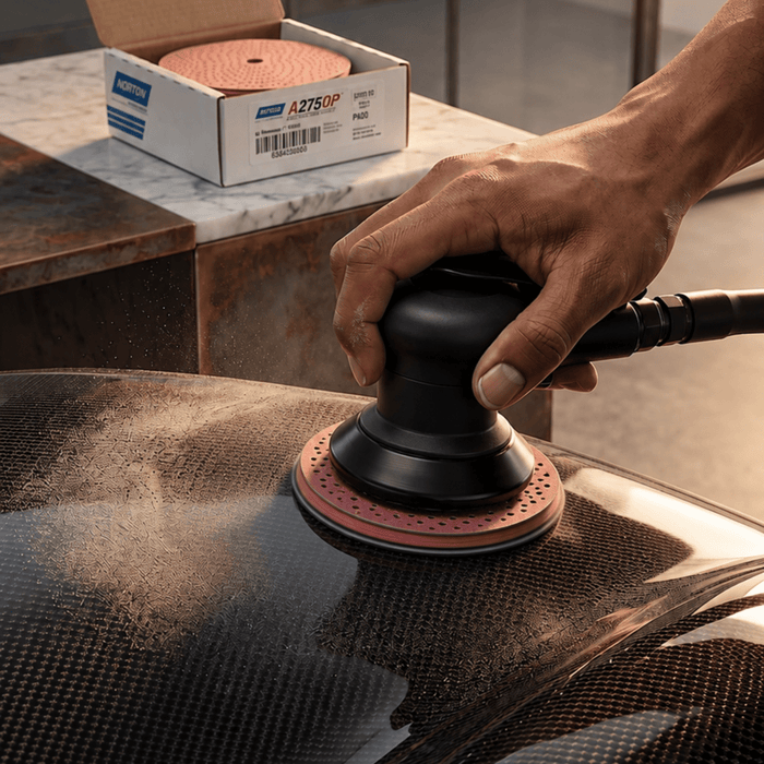 Norton 90510 Cyclonic 6 in 400 Grit NorGrip Sanding Disc, 100 pk -90510 - Eagle National Supply
