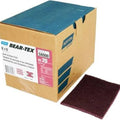Norton Bear-Tex 58000 Maroon 6"x9" Flexible Scuff Pad, Box of 20 -58000 - Eagle National Supply