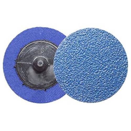 Norton BlueFire 3" 24 Grit Quick Change Sanding Disc, Box of 25 -38675---Eagle National Supply