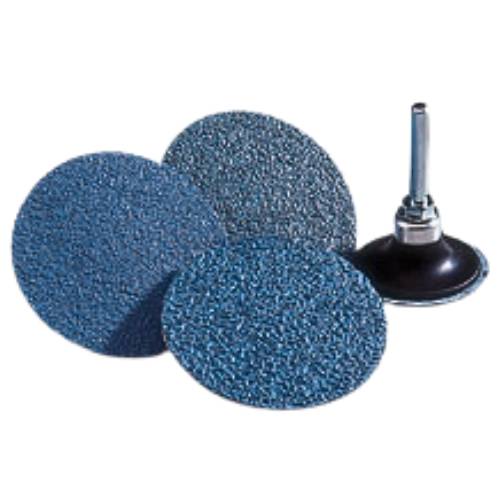 Norton BlueFire 3" 24 Grit Quick Change Sanding Disc, Box of 25 -38675---Eagle National Supply