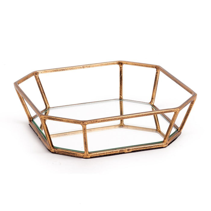 Oak Park Mirrored Cocktail Napkin Tray