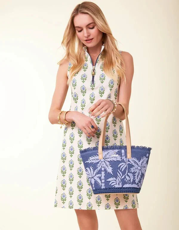 Ogeechee Blue Palm Small Tote