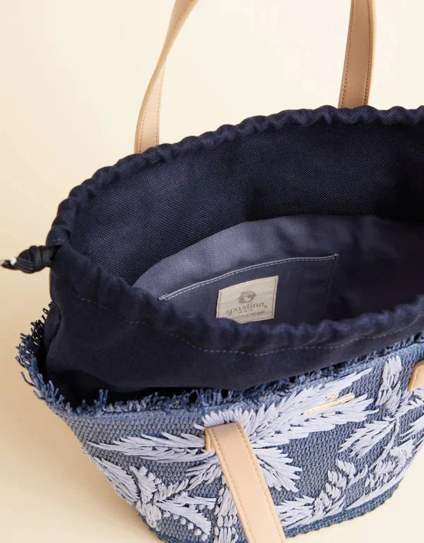 Ogeechee Blue Palm Small Tote