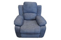 Outlet Valencia Grey Fabric Manual recliner Armchair - Furniture Instore