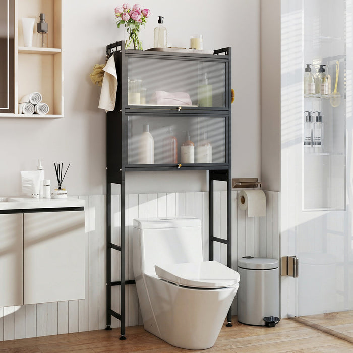 Over-the-Toilet Cabinet Organizer